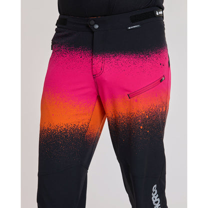 Pantalone DHARCO GRAVITY BLACK SNAKE Nero/Arancione