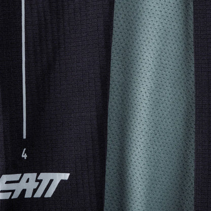 Kit Maillot + Calção LEATT MTB GRAVITY 1.0 Junior Preto/Verde