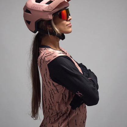 Maglia LEATT MTB TRAIL 3.0 Donna Maniche Lunghe Rosa