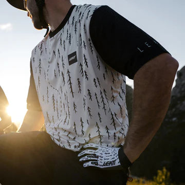 Maglia LEATT MTB TRAIL 3.0 Maniche Corte Bianca