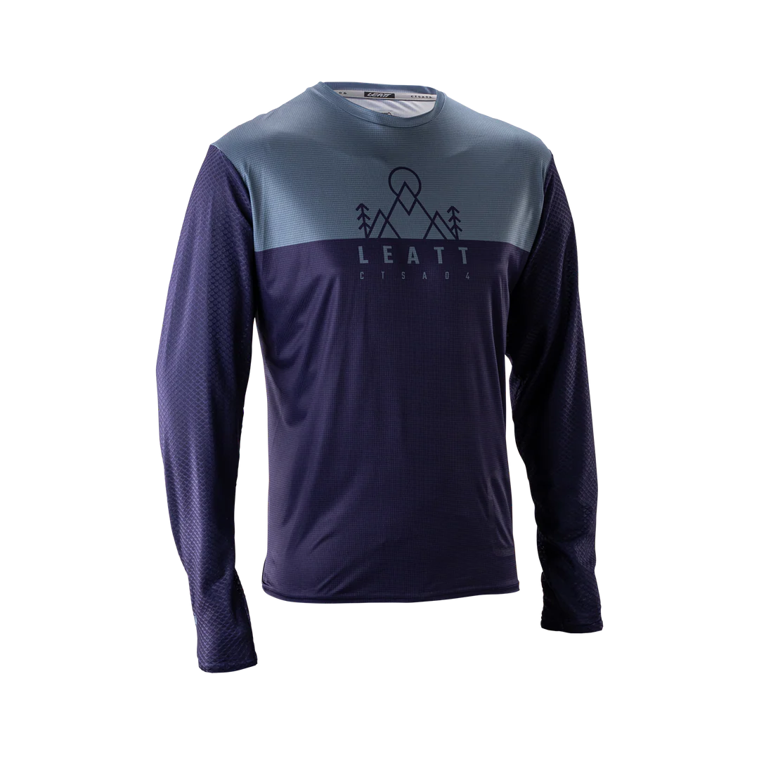Maillot LEATT MTB TRAIL 3.0 Manches Longues Bleu