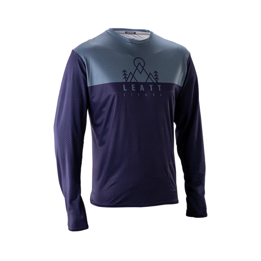Maillot LEATT MTB TRAIL 3.0 Manches Longues Bleu