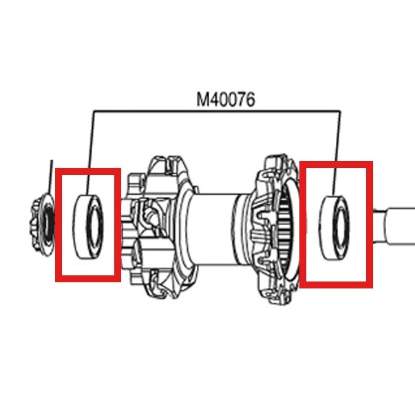 Kit di 2 cuscinetti per mozzo MAVIC 6903