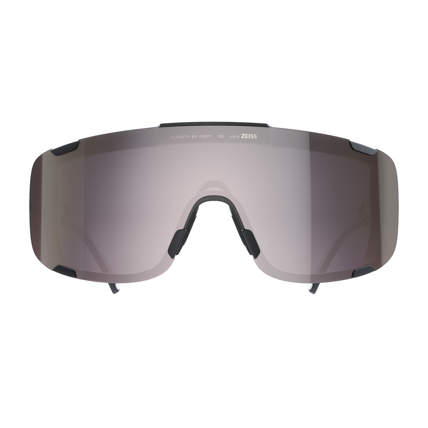 Lunettes POC DEVOUR MID Noir Verre Clarity Road Sunny Silver