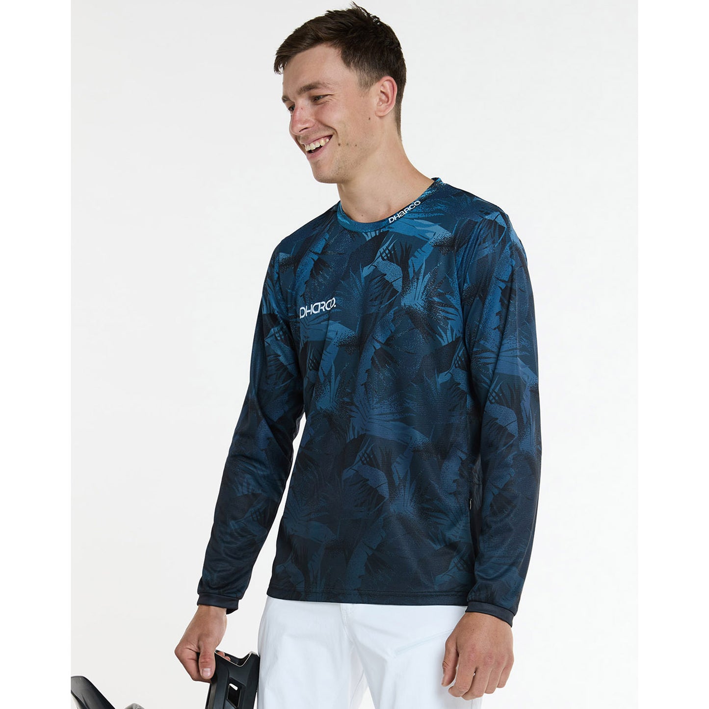 Maillot DHARCO GRAVITY DARK ROOM Manches Longues Bleu