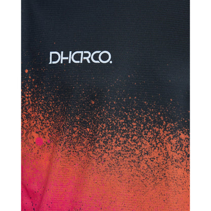 DHARCO BLACK SNAKE Lyhythihainen Paita Musta/Oranssi