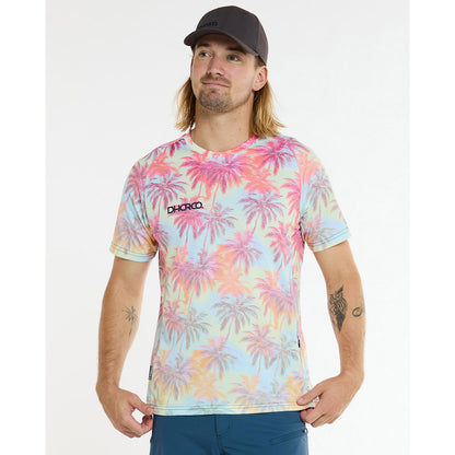Maillot DHARCO HIGHBALL Mangas Cortas Rosa/Azul