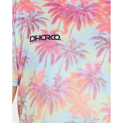 Maillot DHARCO HIGHBALL Mangas Cortas Rosa/Azul