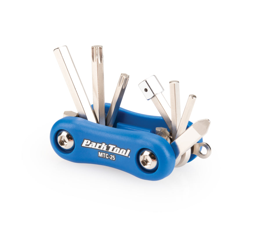 Park Tool MTC-25 foldet ud med alle værktøjer synlige