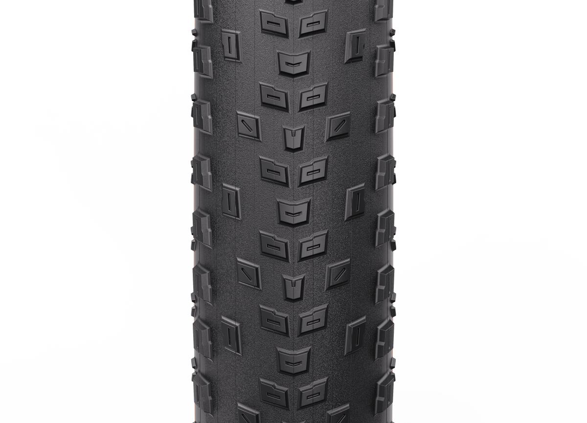WTB MACRO 54-band met beige zijwanden - detail van de ver uit elkaar geplaatste noppen