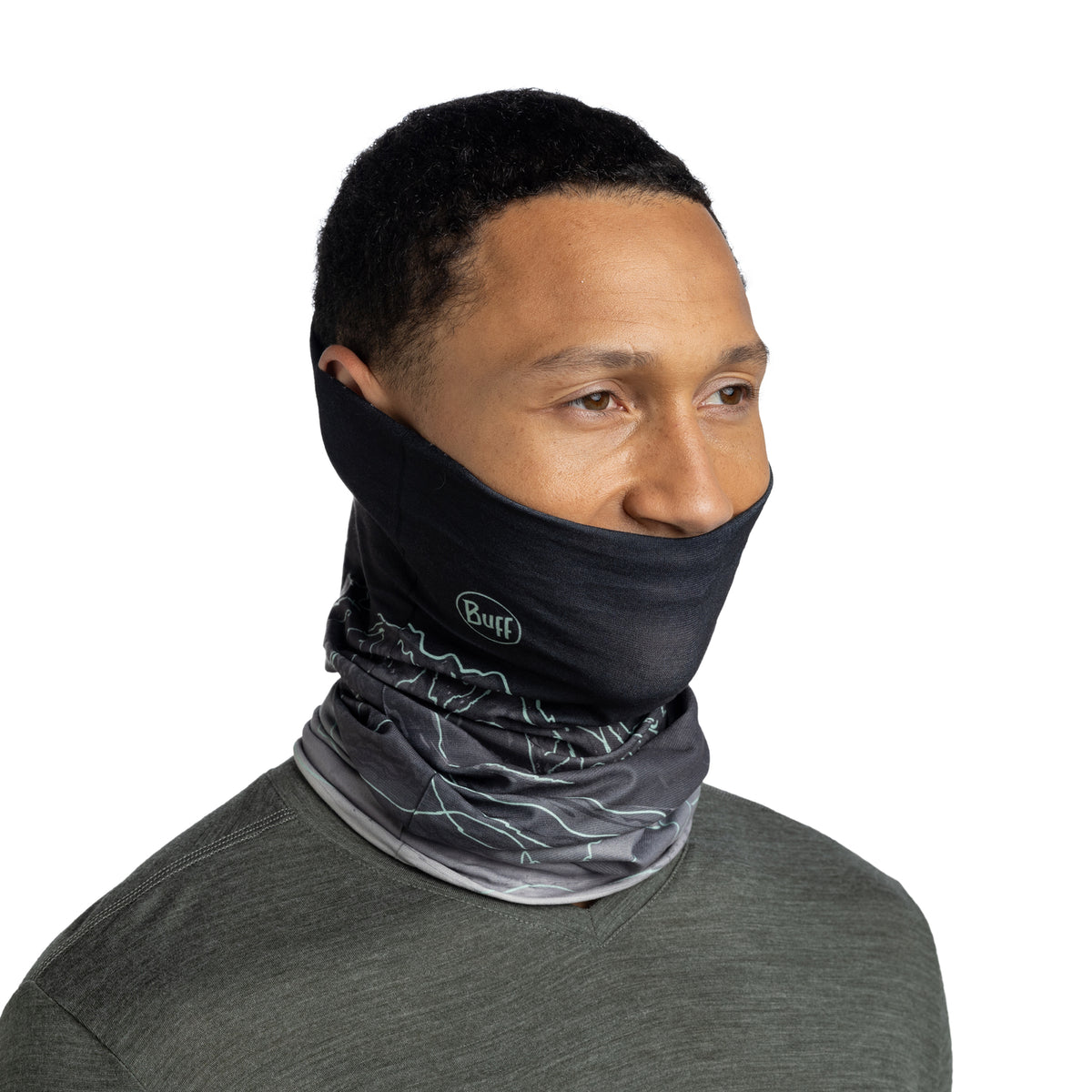Bandană tubulară BUFF Original EcoStretch Unal gri