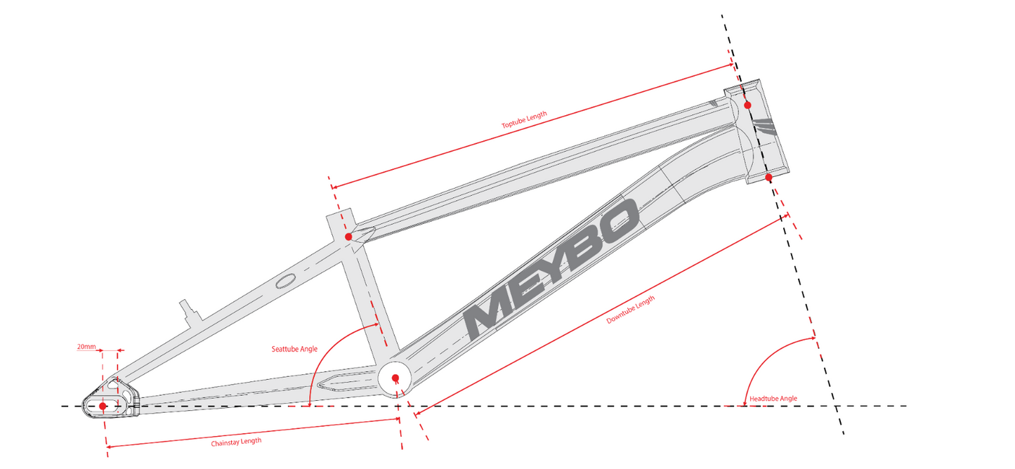 BMX MEYBO Holeshot Custom Pro 21" Noir/Gris