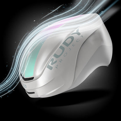 Casco da Strada RUDY PROJECT NYTRON PRO Bianco Iridescente Matt