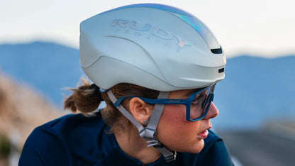 Casco da Strada RUDY PROJECT NYTRON PRO Bianco Iridescente Matt