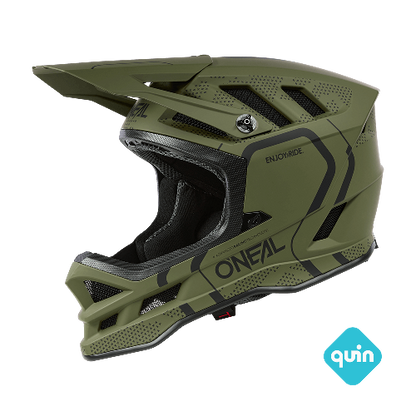 Casco MTB O'NEAL BLADE POLYACRYLITE STRIKE Verde/Nero