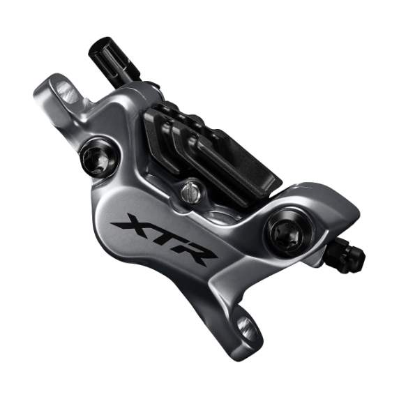 Étrier de Frein à Disque SHIMANO XTR BR-M9120 4 Pistons Plaquettes Métalliques avec Ailettes