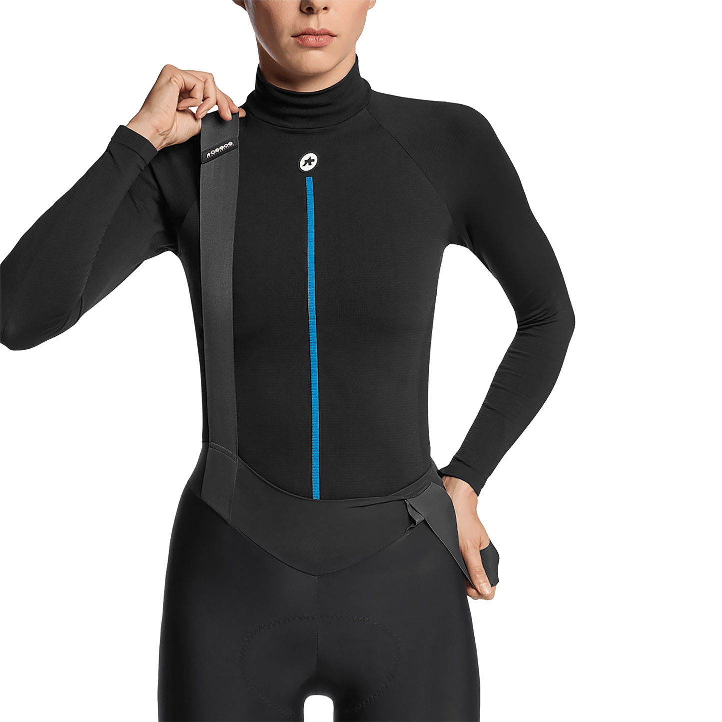 Sous-Vêtement ASSOS WINTER SKIN P1 Manches Longues Femme Noir