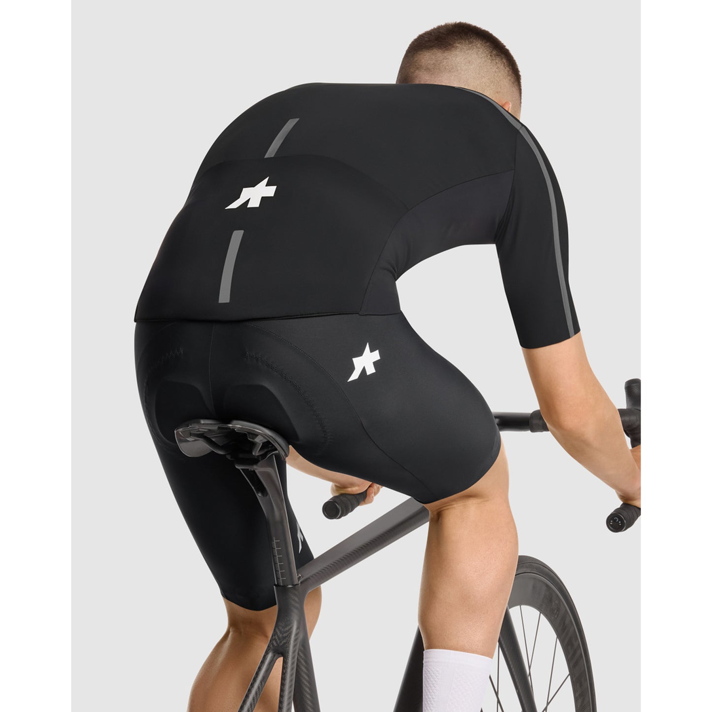 ASSOS EQUIPE R THERMO RAIN S11 Maglia a maniche corte nera