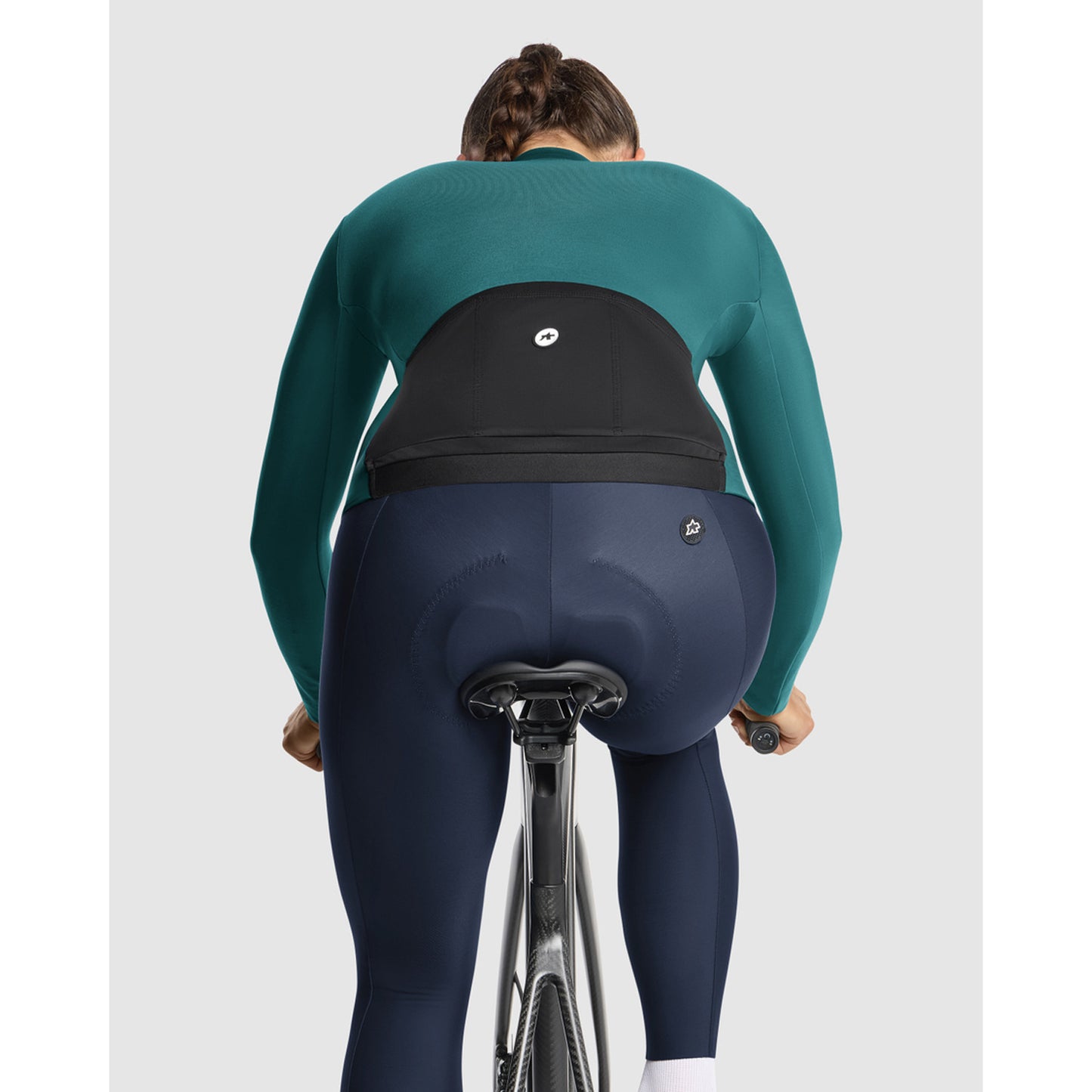 ASSOS UMA GT SPRING FALL C2 Långärmad Foundation Green-tröja för damer