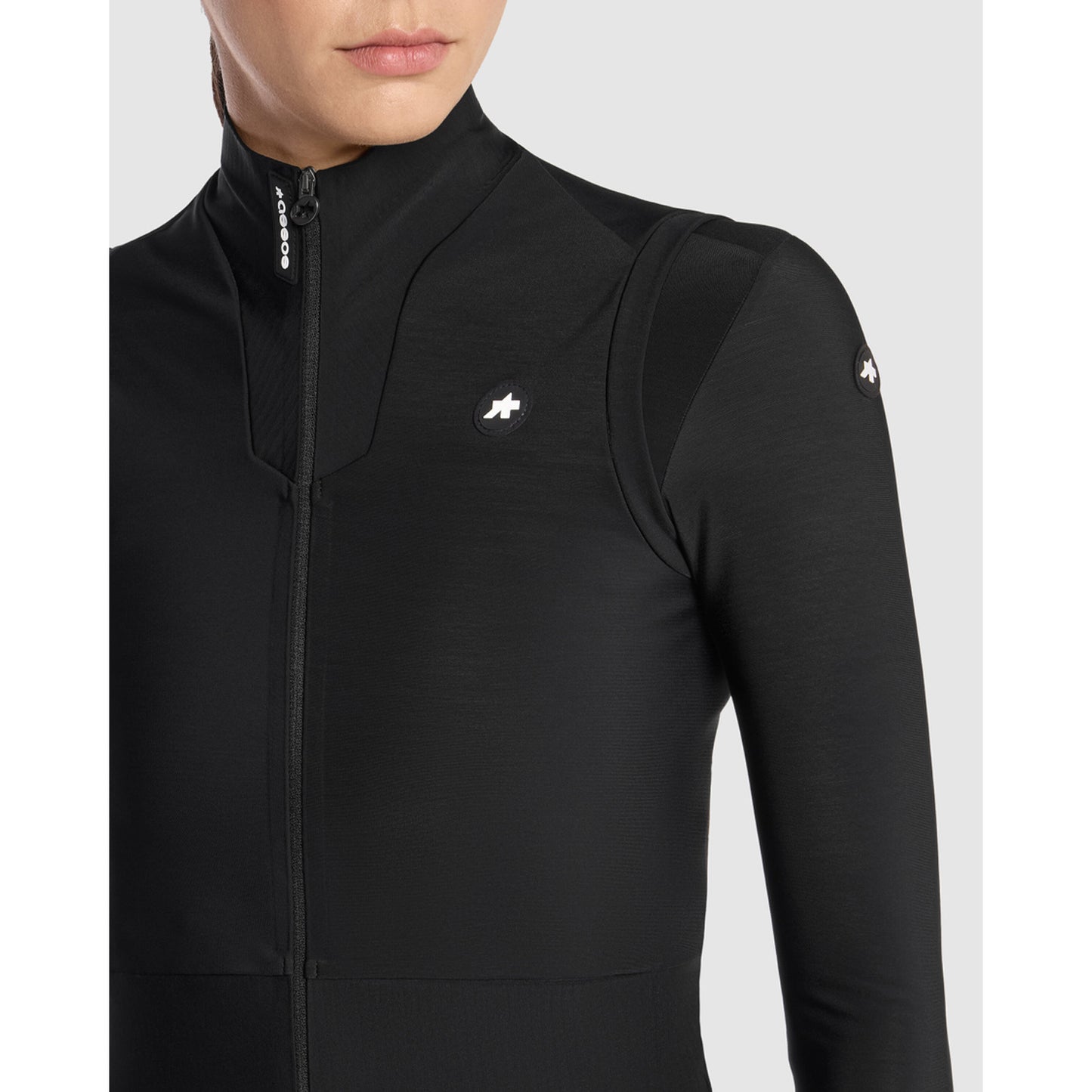 ASSOS DYORA R SPRING FALL S11 Ærmeløs jakke til kvinder Sort