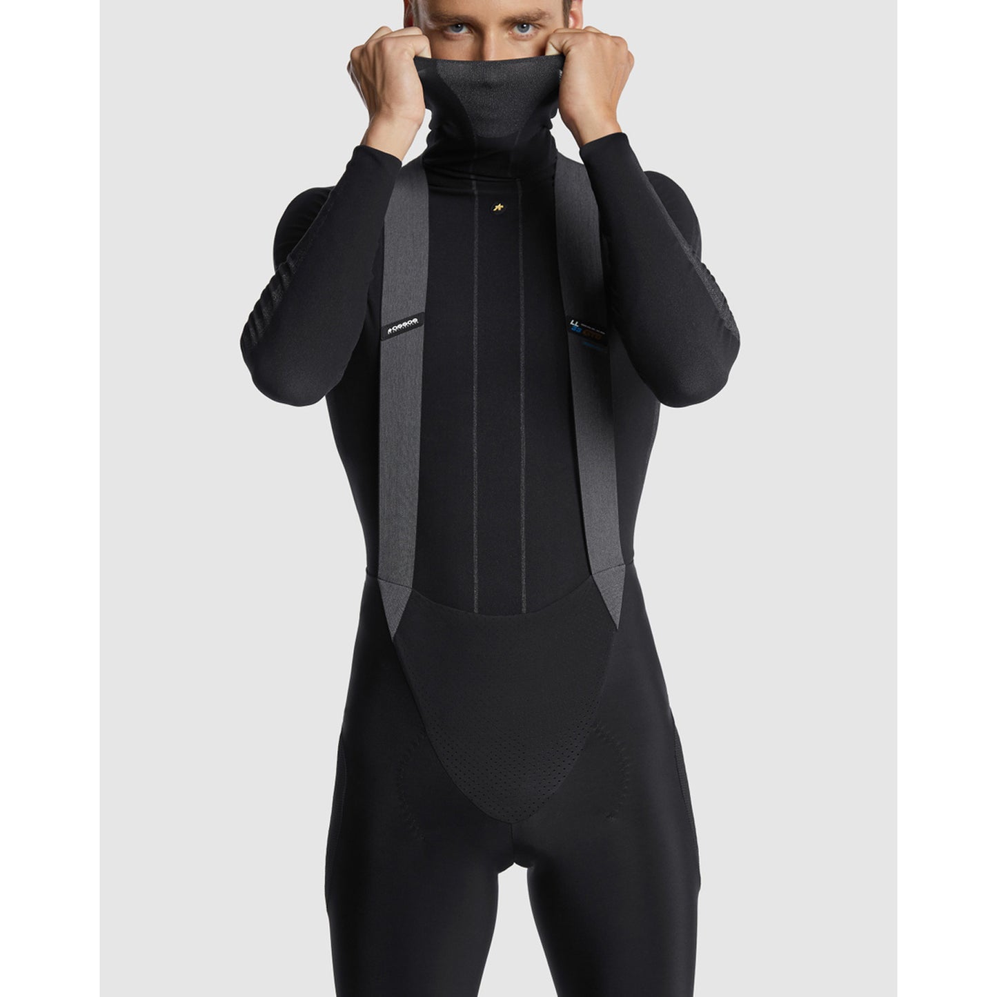 ASSOS GTO DermaSensor Biancheria intima a maniche lunghe nera