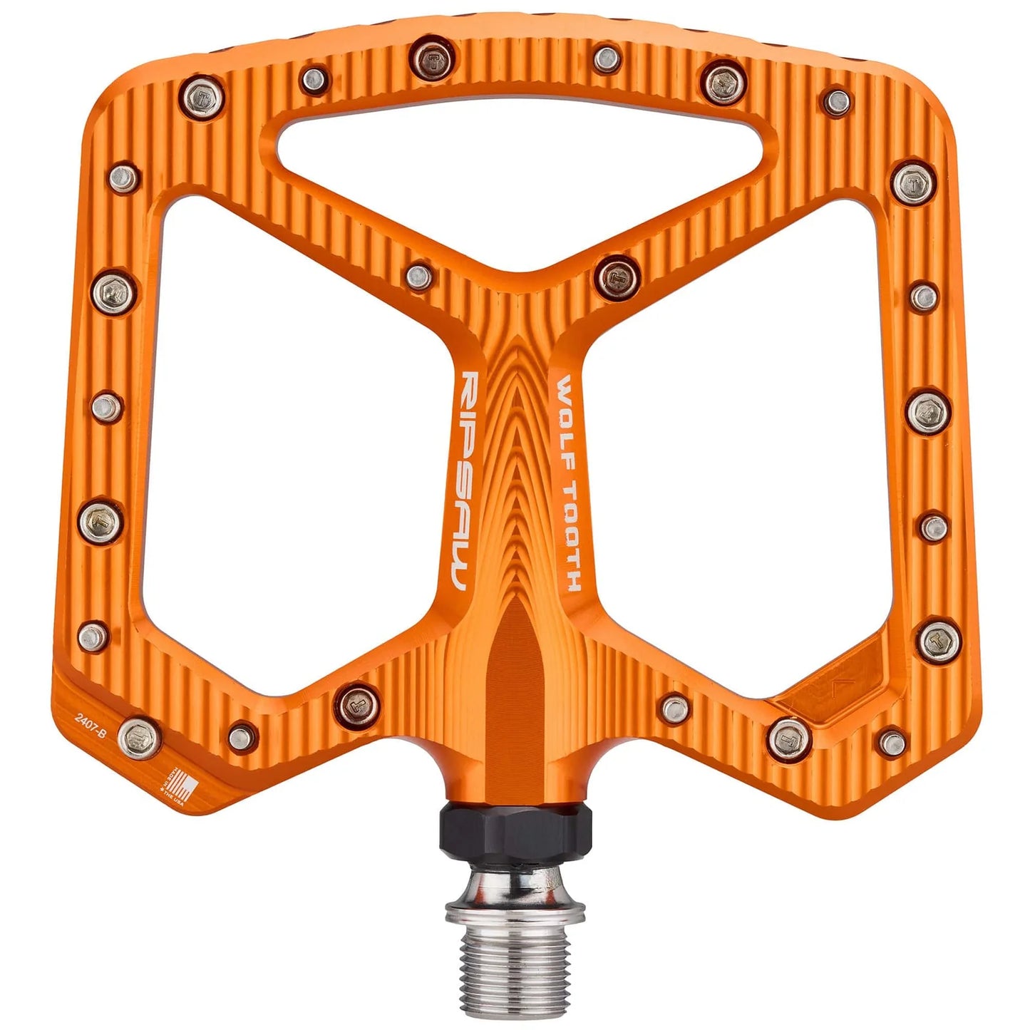 WOLF TOOTH RIPSAW flade pedaler, orange