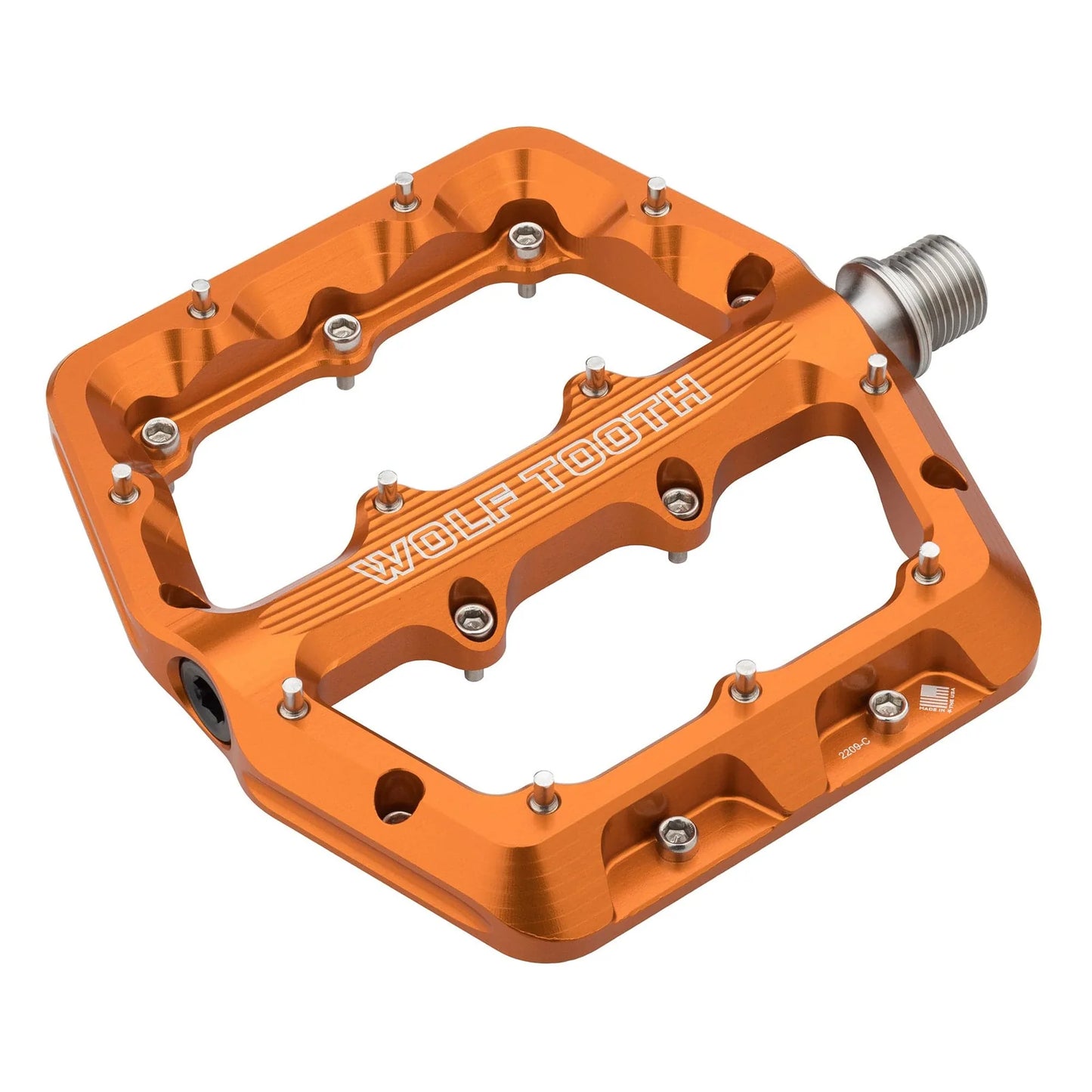 Pedales planos WOLF TOOTH WAVEFORM Small Orange