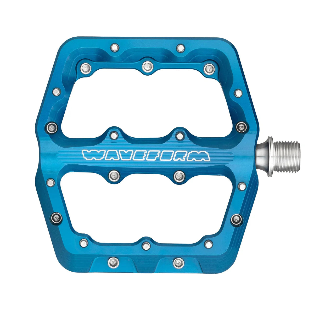 Pedales planos WOLF TOOTH WAVEFORM Small, azul