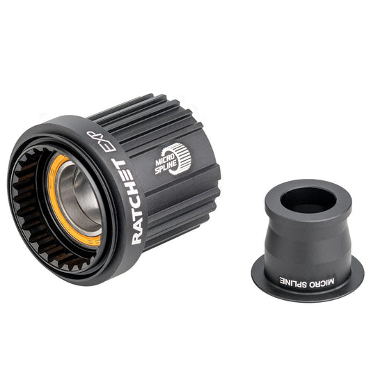 DT SWISS Ratchet EXP Shimano Micro Spline tipa Light Ceramic alumīnija brīvrumbas korpuss 12x142/148 mm asij