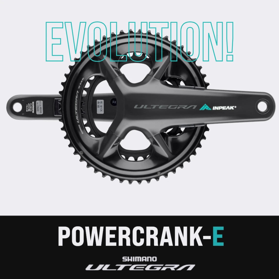 INPEAK POWERCRANK-E TWIN2 LR Shimano Ultegra R8100 Power Meter Chainset