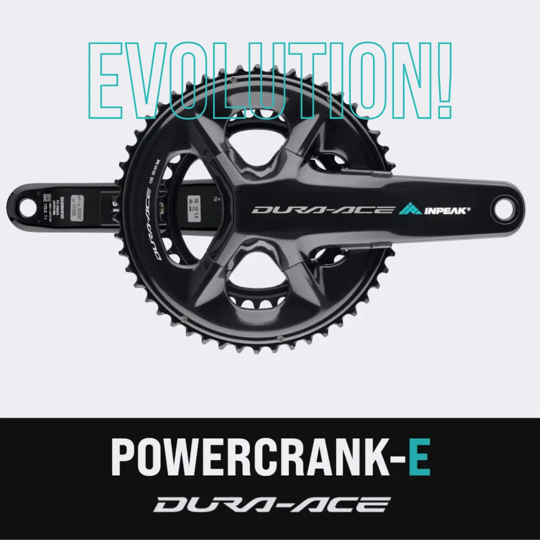 INPEAK POWERCRANK-E TWIN2 LR wattmåler-kranksæt til Shimano Dura-Ace R9200