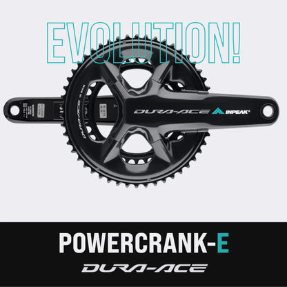 INPEAK POWERCRANK-E TWIN2 LR -tehomittarikampisarja Shimano Dura-Ace R9200