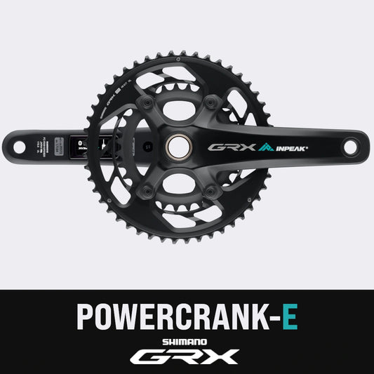 INPEAK POWERCRANK-E TWIN2 LR Shimano GRX RX820-2 Power Meter Chainset