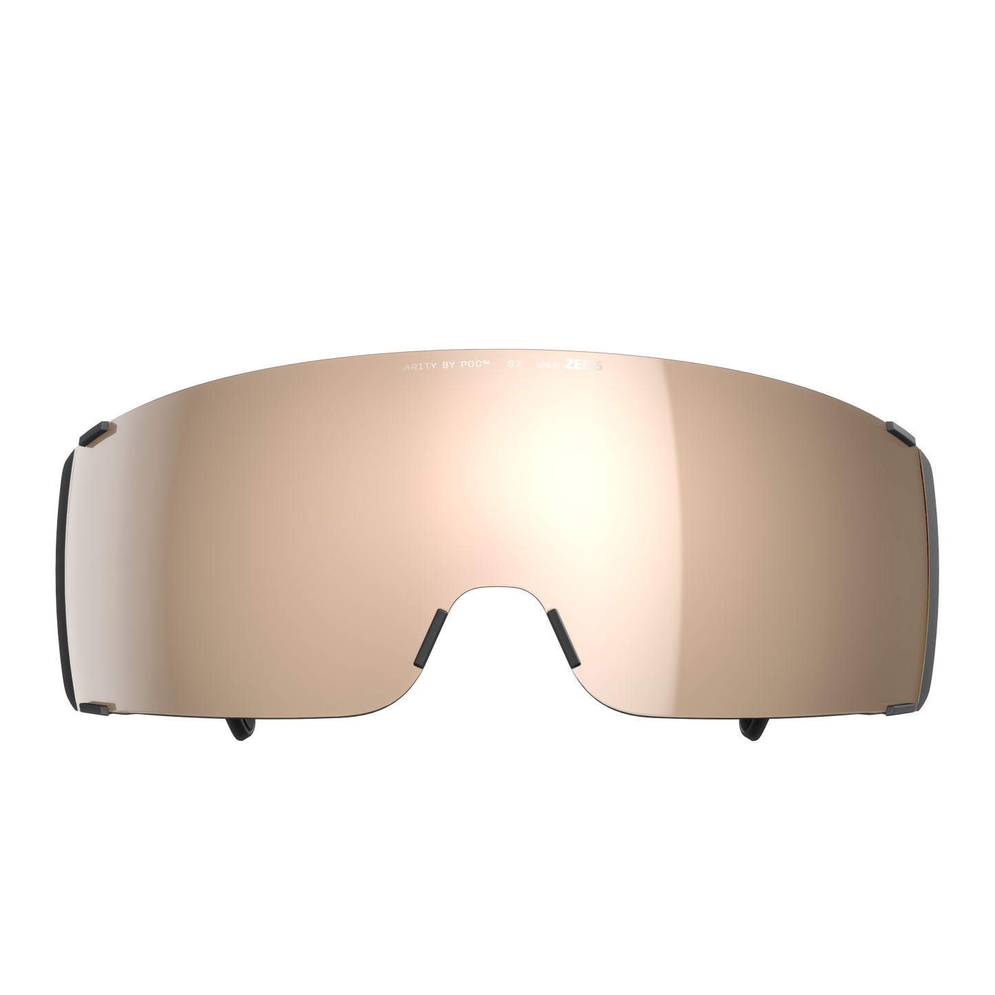 Lunettes POC PROPEL + Noir Verre Clarity Trail Partly Sunny Silver