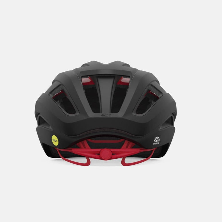 GIRO ARIES MIPS SPHERICAL Silniční přilba černá/červená