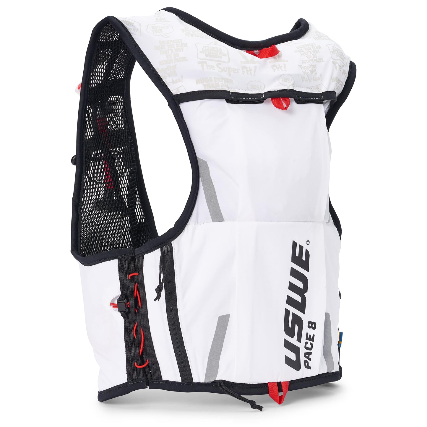Chaleco de hidratación USWE PACE 8 L blanco