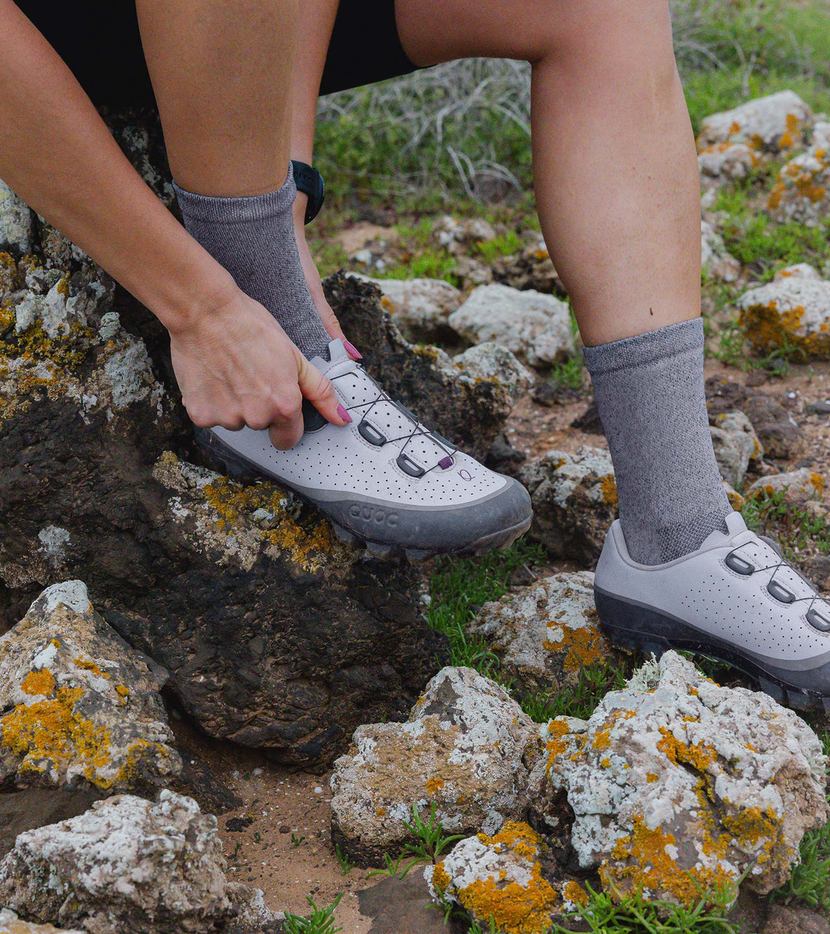 Gravel-sko QUOC GRAN TOURER III Lila