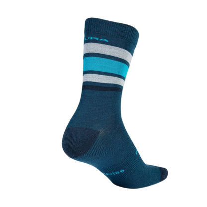 Skarpety ENDURA BAABAA MERINO STRIPE Niebieskie