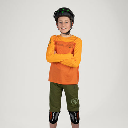ENDURA MT500 D3O Junior -polvisuojat, musta