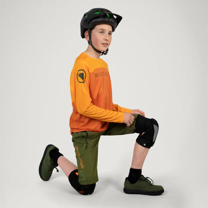 ENDURA MT500 D3O Junior -polvisuojat, musta