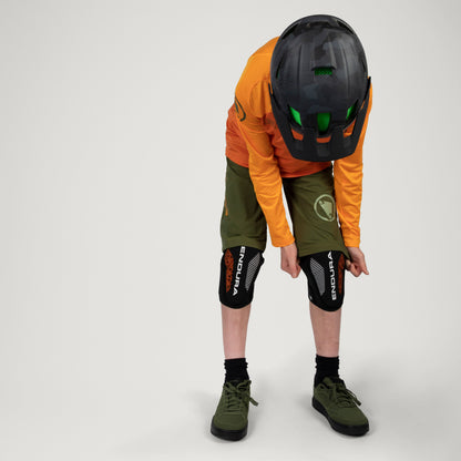 ENDURA MT500 D3O Junior -polvisuojat, musta