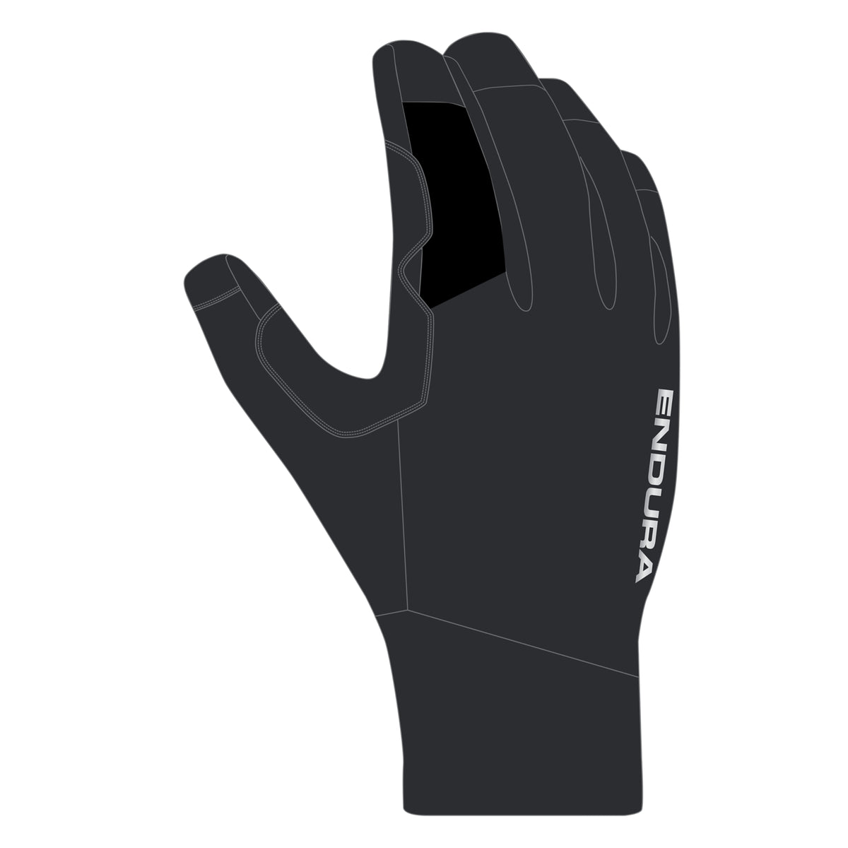 Rukavice ENDURA LOOP WATERPROOF Černé