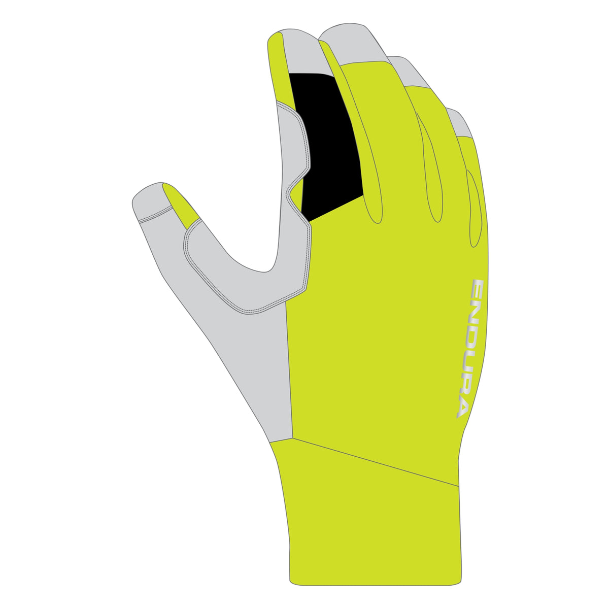 Handsker ENDURA LOOP WATERPROOF Gul
