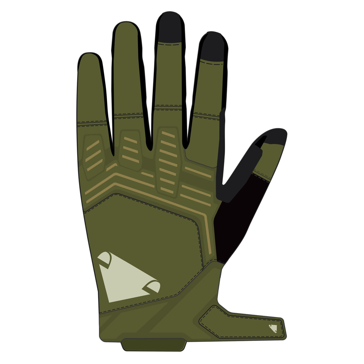 ENDURA SINGLETRACK WINDPROOF-handsker i khaki 2026
