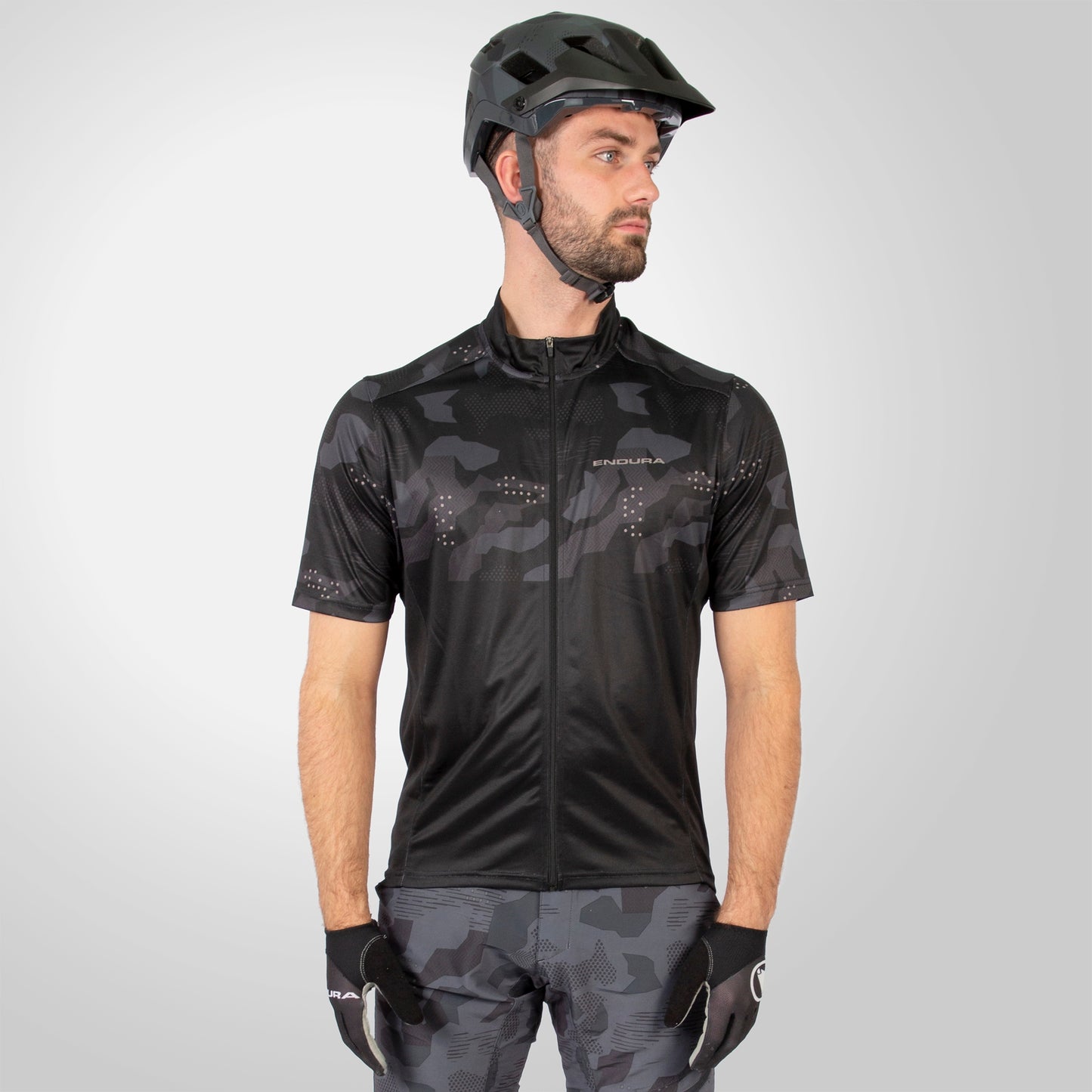 Maillot ENDURA HUMMVEE RAY II Manches Courtes Noir