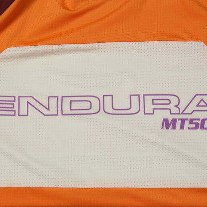 Maillot ENDURA MT500 BURNER LITE Mangas Largas Naranja