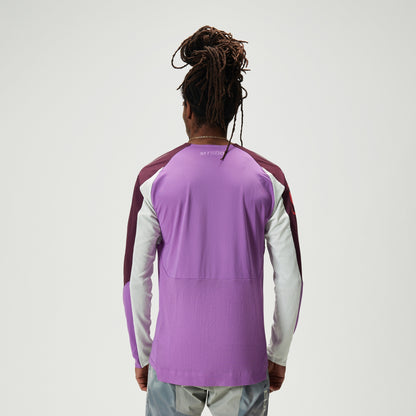 Maillot ENDURA MT500 BURNER LITE Mangas Largas Violeta