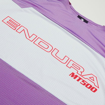 Maillot ENDURA MT500 BURNER LITE Mangas Largas Violeta