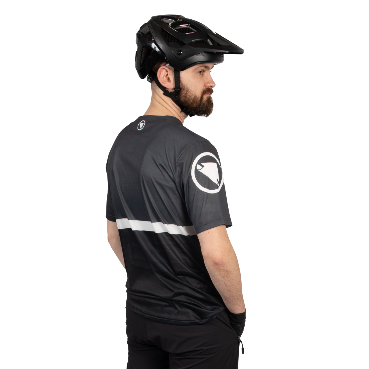 Maillot ENDURA SINGLETRACK CORE TEE II Manches Courtes Noir