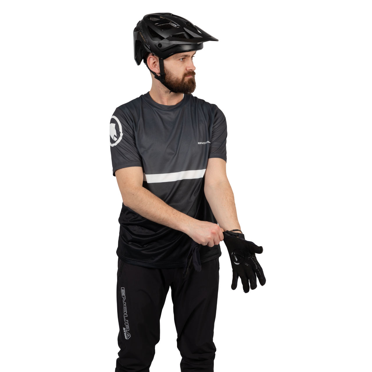 Maillot ENDURA SINGLETRACK CORE TEE II Manches Courtes Noir